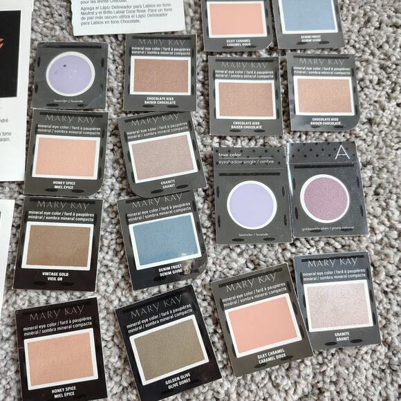 Mary Kay 60+ Samples Eye, Lip, Cheek Color Lot Assorted Variety Consultant 05,07 - Picture 6 of 11